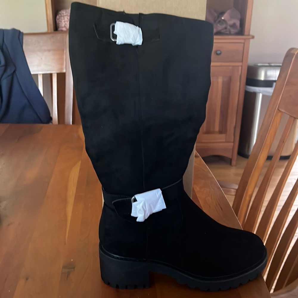 Lane Bryant Micro Sid Detail Tall Heel Boot